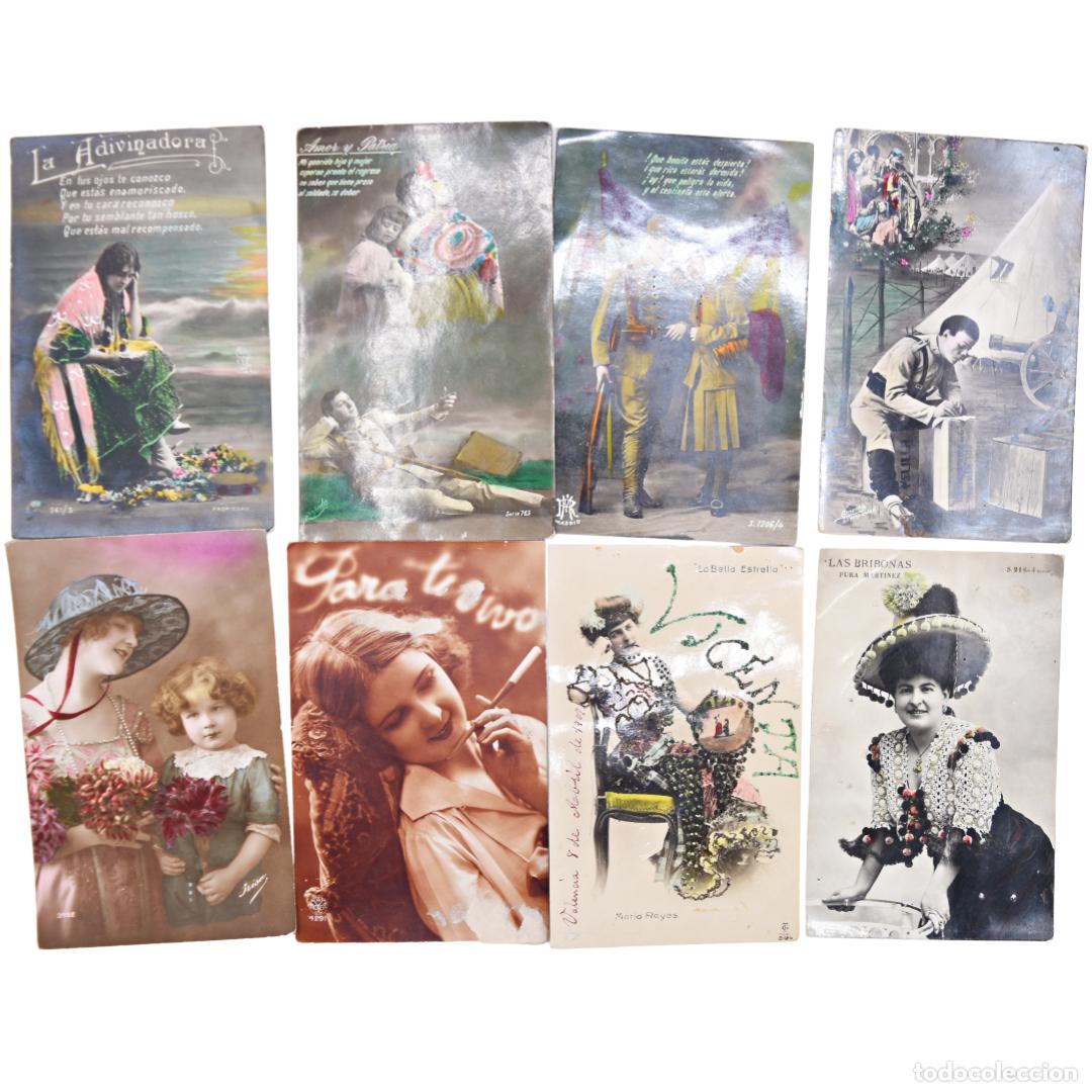 Postales: Postales antiguas - Lote de 8 - Foto 1