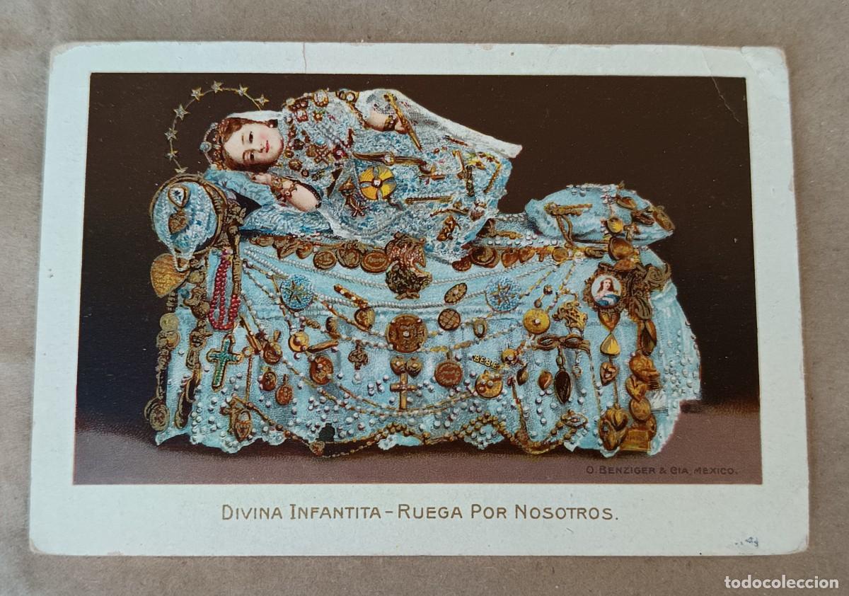 Postales: Tarjeta postal de los a&ntilde;os 20. Virgen Mexicana.