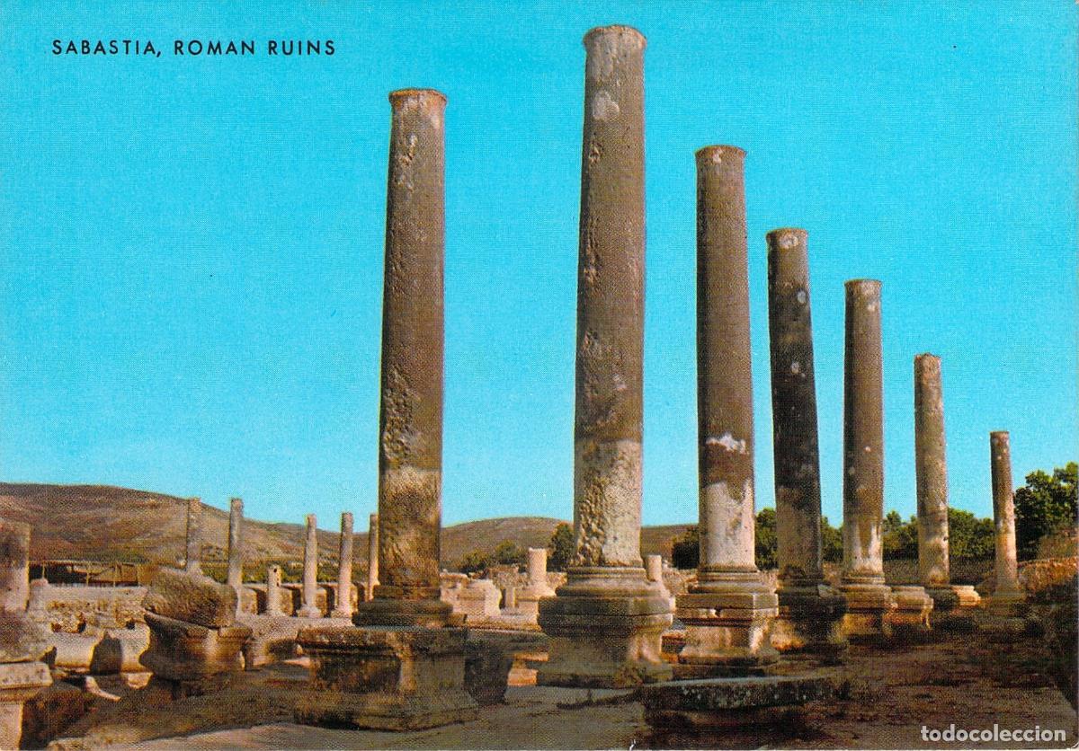 Postales: Postal de las Ruinas Romanas de Sebastia, Bas&iacute;lica del Siglo I