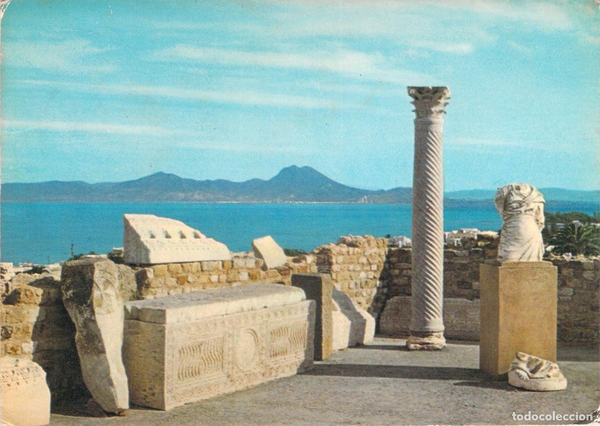 Postcards: Postal de las Ruinas del Antiquarium de Cartago, T&uacute;nez