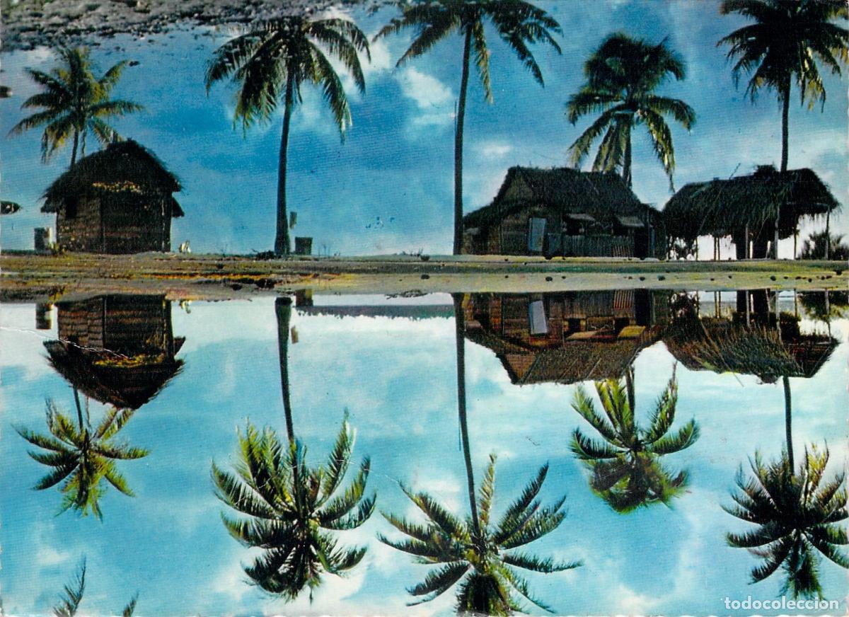 Cartes Postales: Postal Atol&oacute;n de Anaa en el Archipi&eacute;lago de Tuamotu Tahit&iacute;