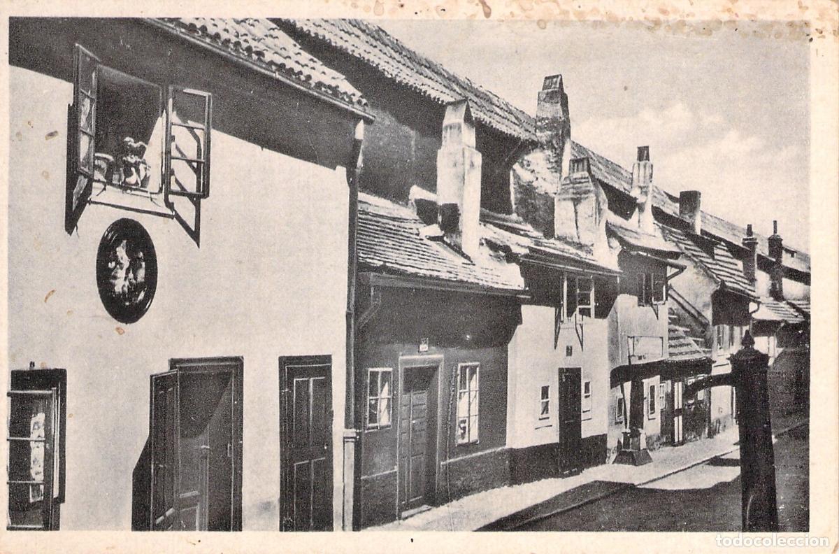 Postkarten: Postal de la Callejuela de Oro, Praga - Zlat&aacute; Ulička