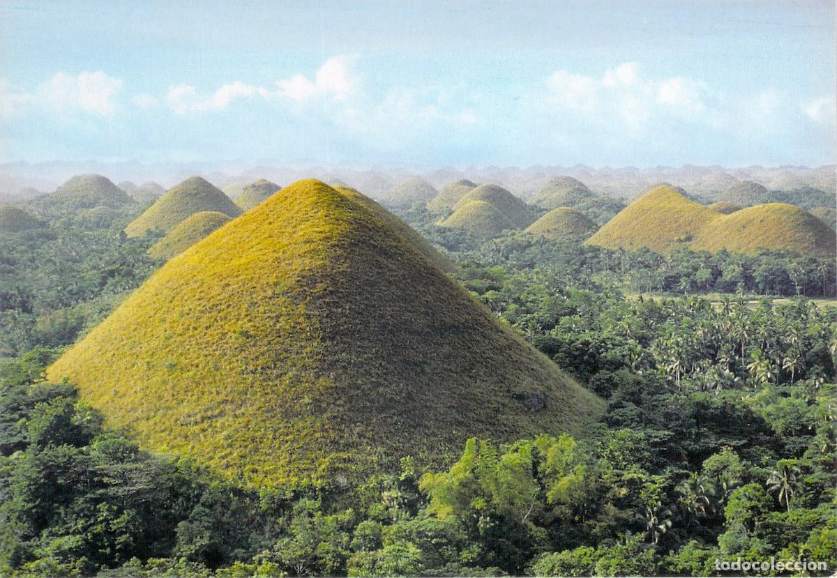 Postales: Postal de las Colinas de Chocolate en la Isla de Bohol Filipinas - Foto 1