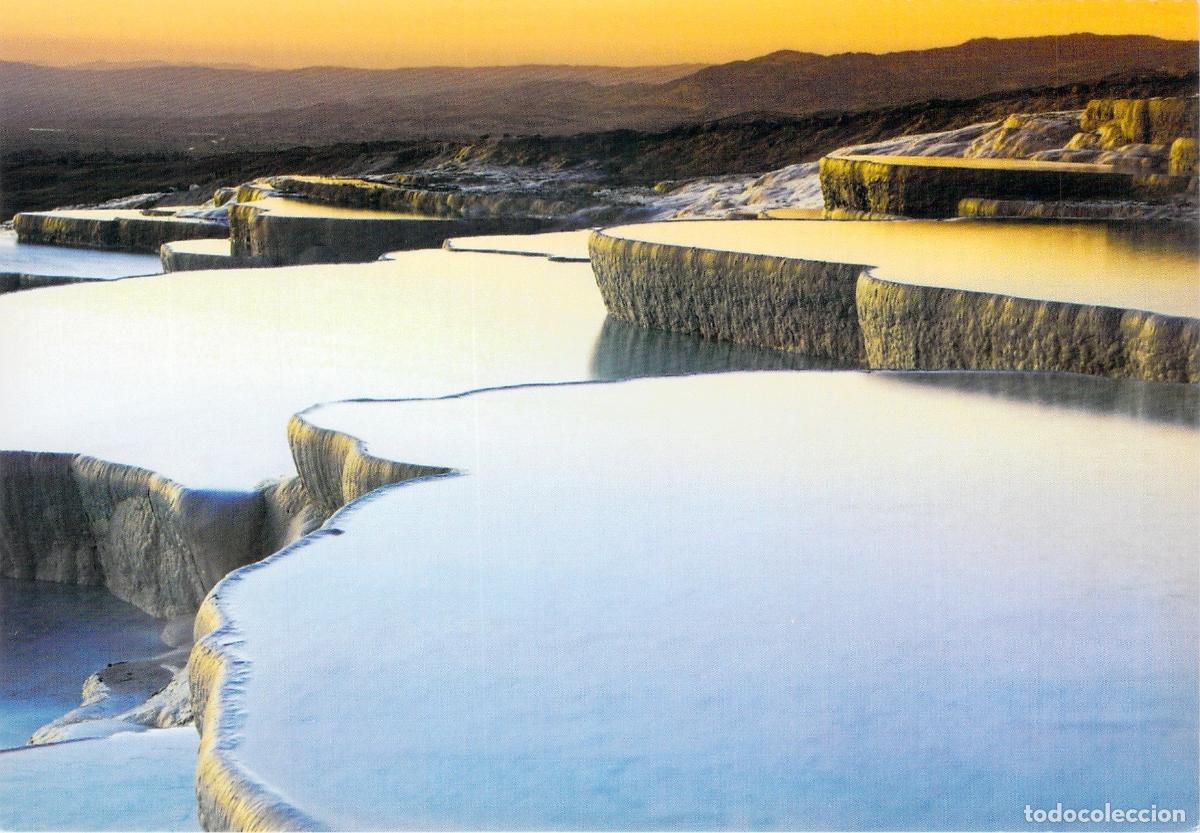 Postales: Postal de las Terrazas de Travertino de Pamukkale Turqu&iacute;a