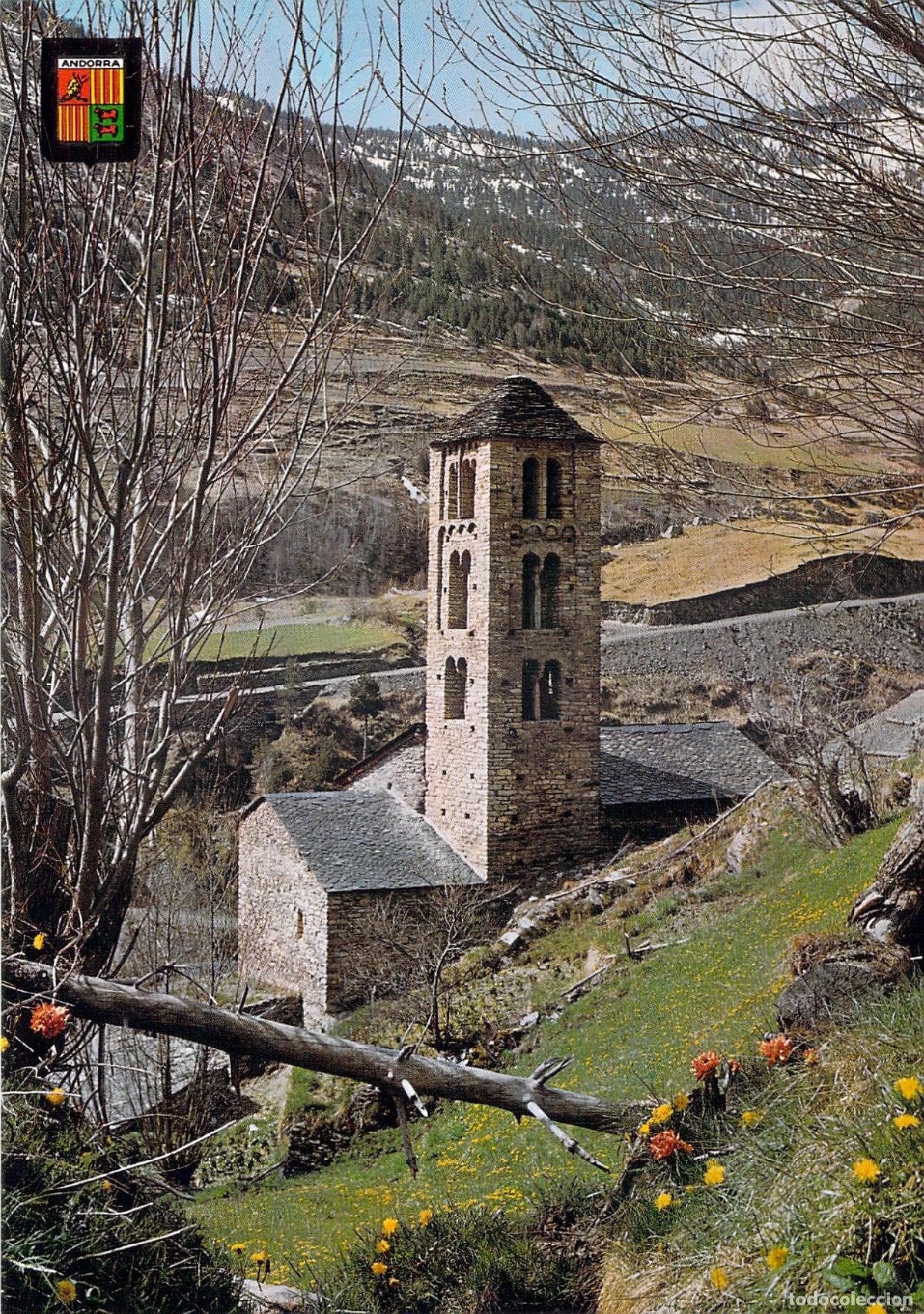 Postales: Postal de la Iglesia Rom&aacute;nica de Pal, Valls d'Andorra