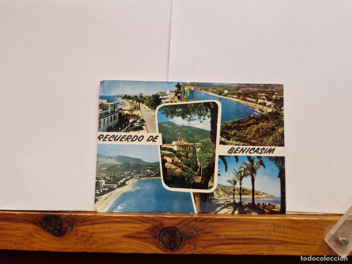 Postales: BONITA POSTAL CIRCULADA. RECUERDO DE BENICASIM - Foto 1