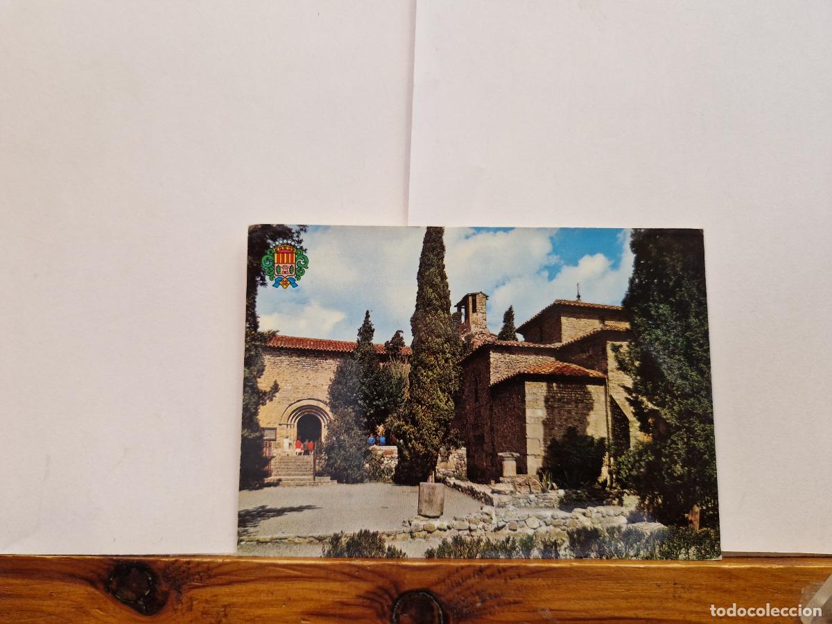 Postales: BONITA POSTAL CIRCULADA. TARRASA, IGLESIAS ROMANICAS DE SAN PEDRO.