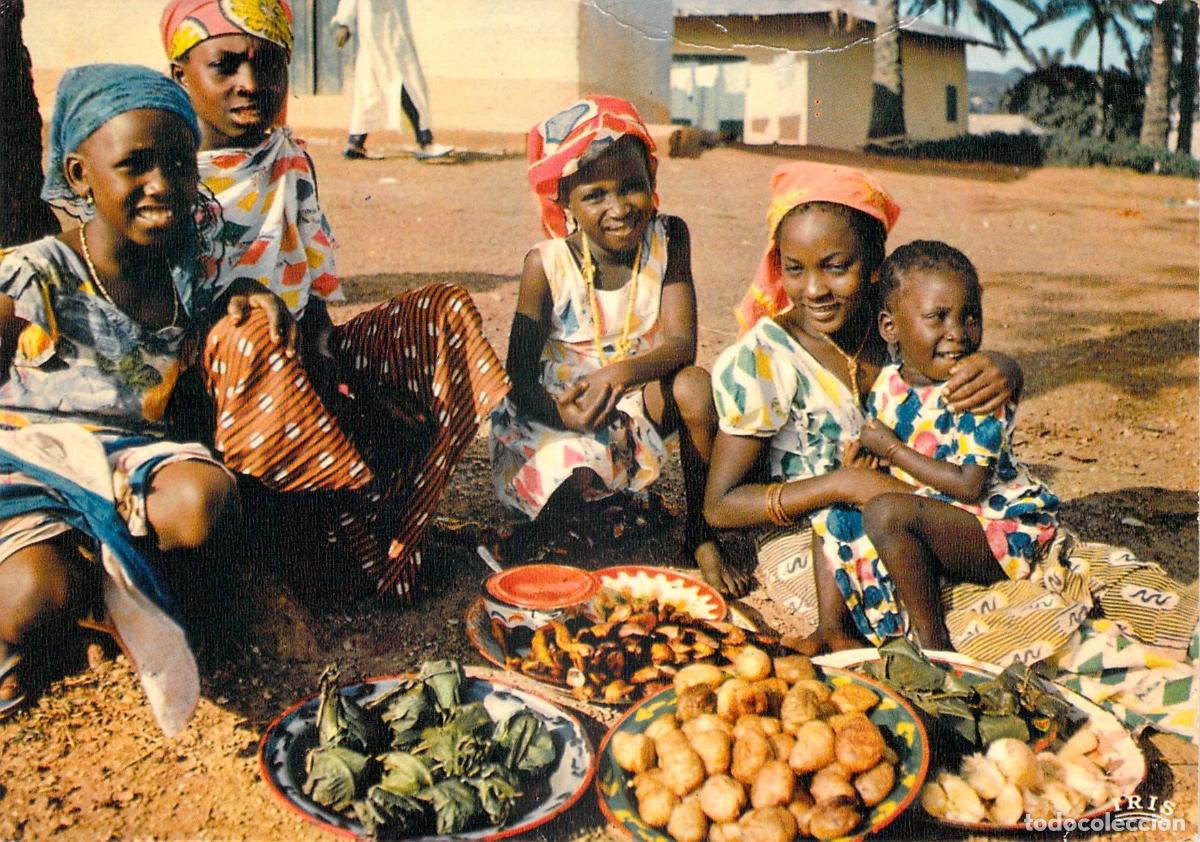 Postales: Postal de Vendedoras de Comida Tradicional en &Aacute;frica - Foto 1