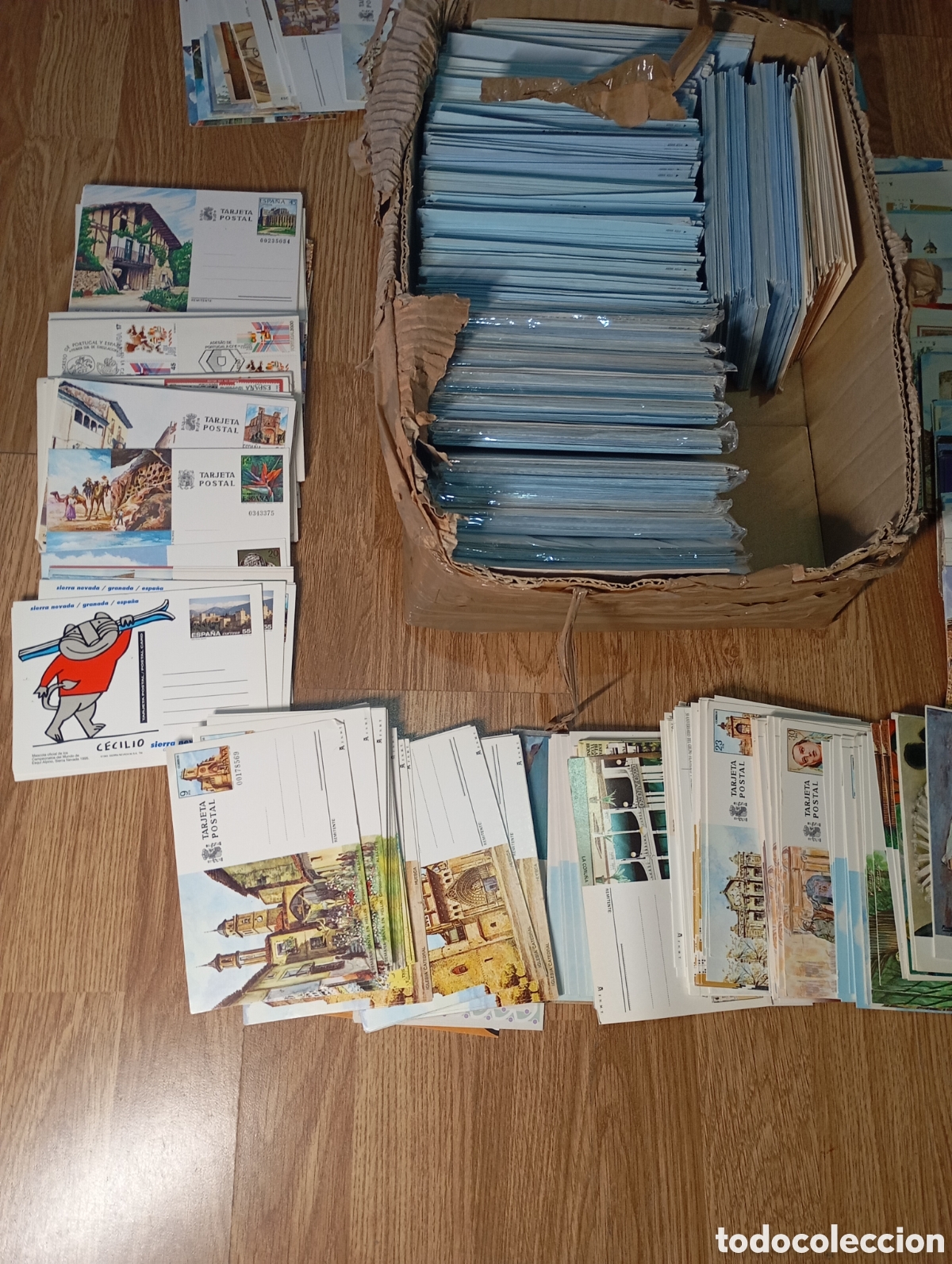 Postales: Gran lote 1500 aerogramas y tarjetas postales - Foto 2