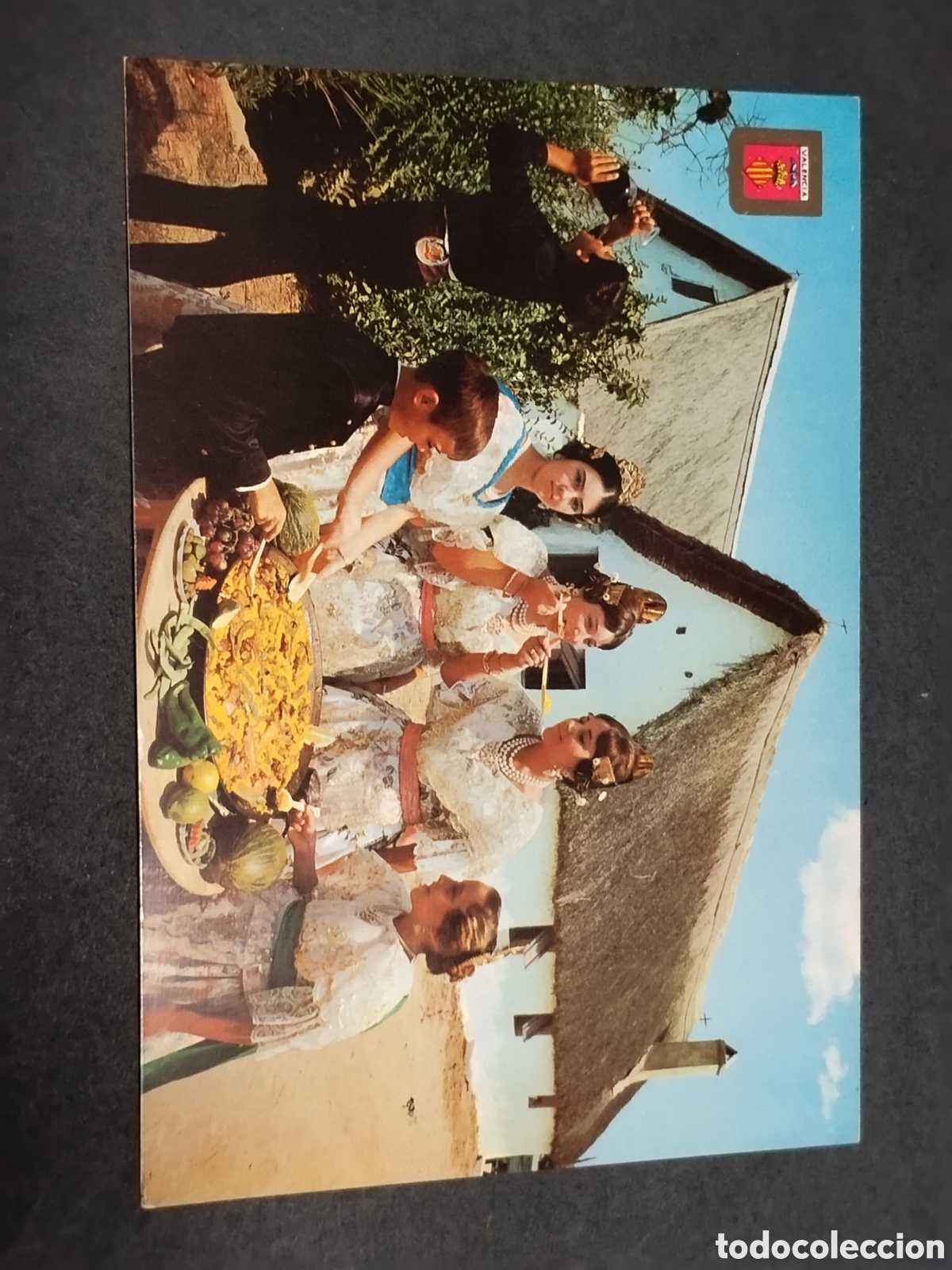 Postales: Postal Valencia, Comiendo la paella - Foto 1