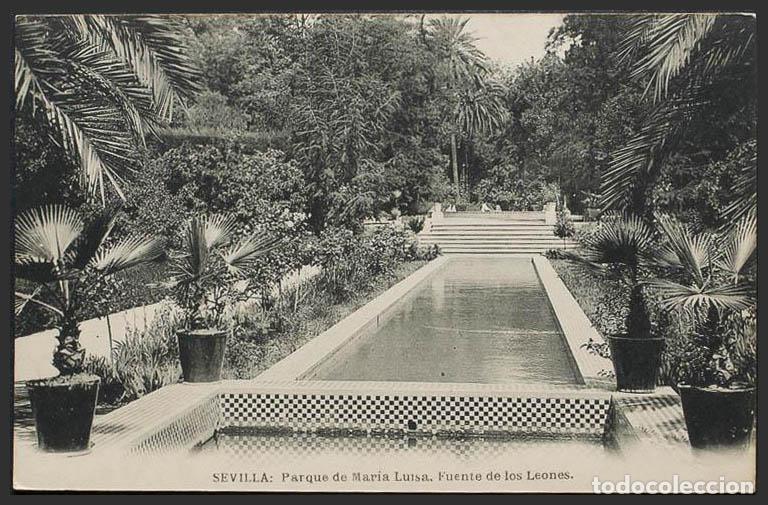 Postales: Sevilla. SEVILLA. Parque de Maria Luisa. Fuenta de los Leones.