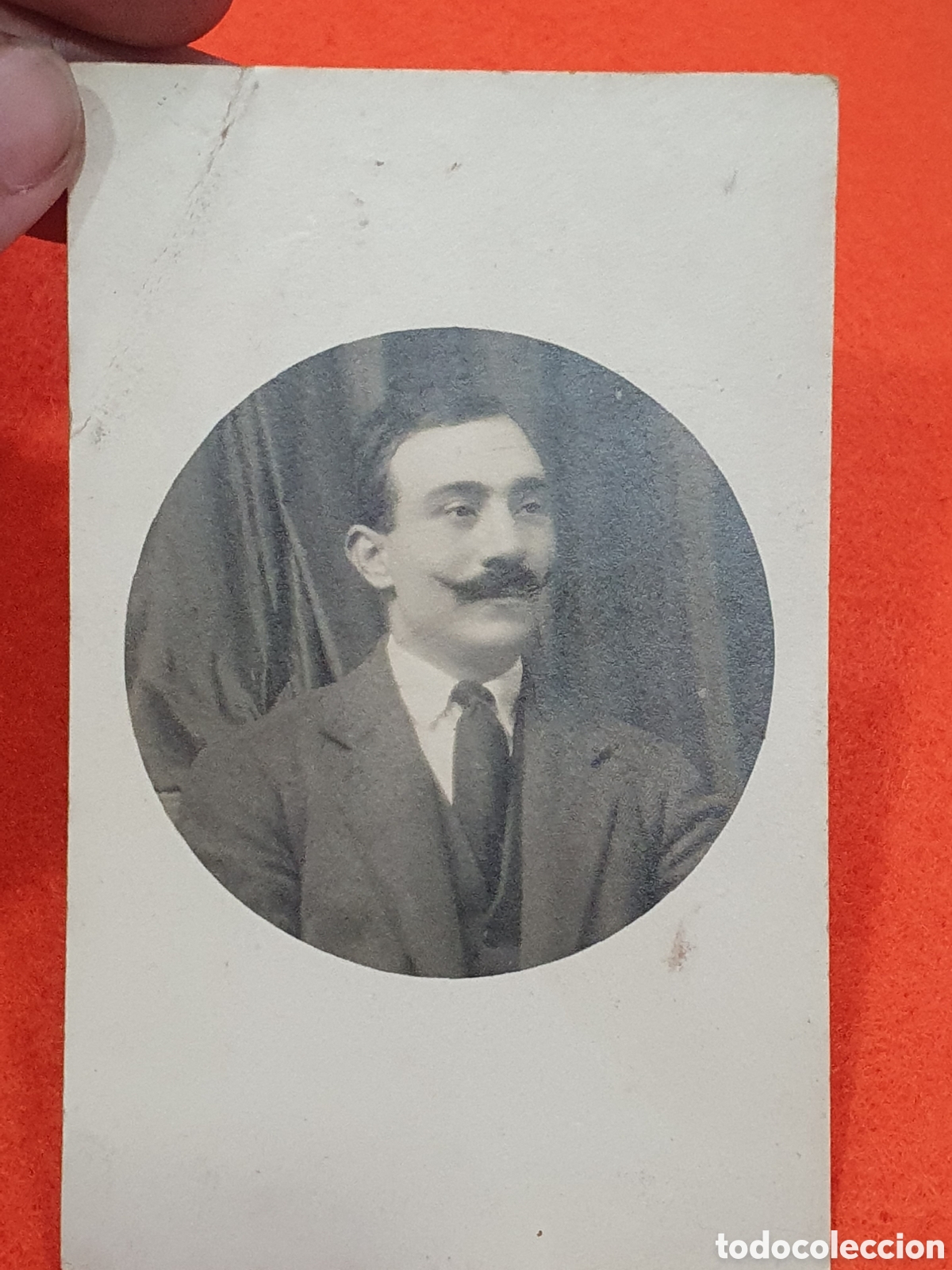 Postkarten: Antigua postal de caballero. (L129)