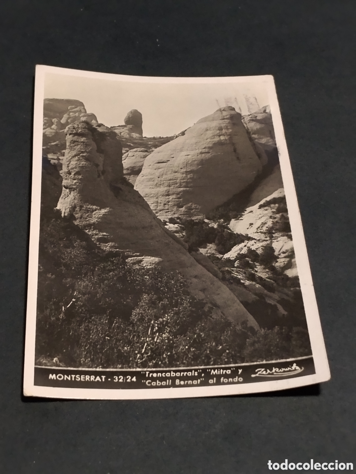 Postales: Postal VALENCIA, Montserrat, Trencabarrals,Mitra y Caball Bernat al fondo