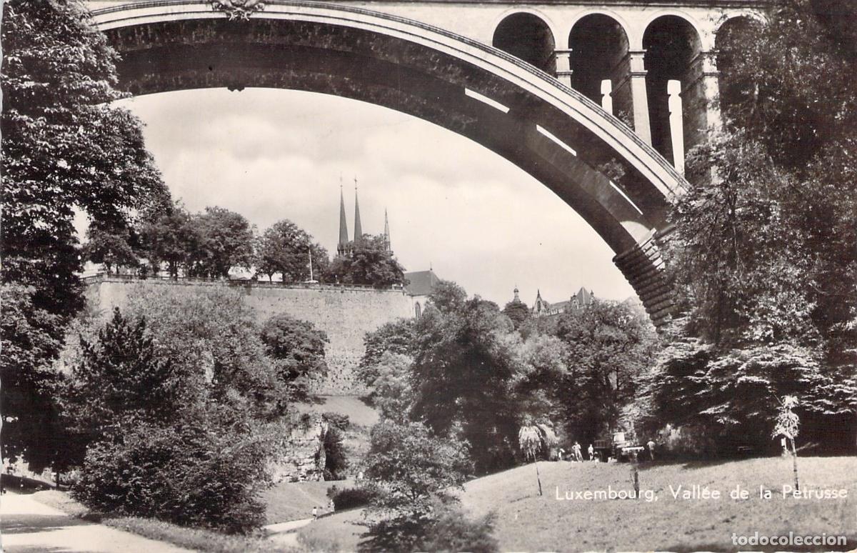 Postales: Postal de Luxemburgo Vall&eacute;e de la P&eacute;trusse Puente Adolphe