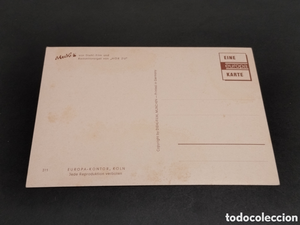 Postales: Postal Mecki Ein Europa Karte - Foto 2
