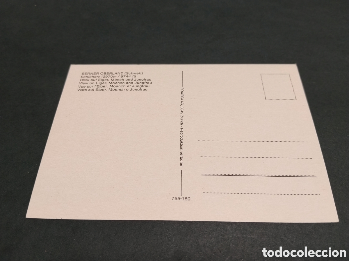 Postales: Postal Berner Oberland (Schwiz) - Foto 2