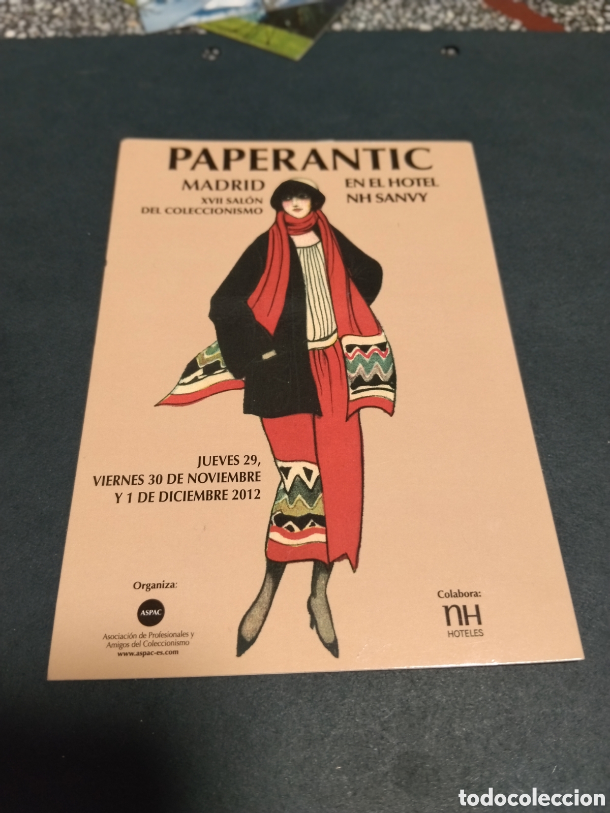 Postales: Postal PAPERANTIC MADRID HOTEL NH SANVY