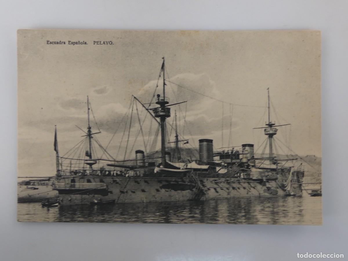 Cartes Postales: ANTIGUA TARJETA POSTAL ESCUADRA ESPA&Ntilde;OLA &ndash; PELAYO