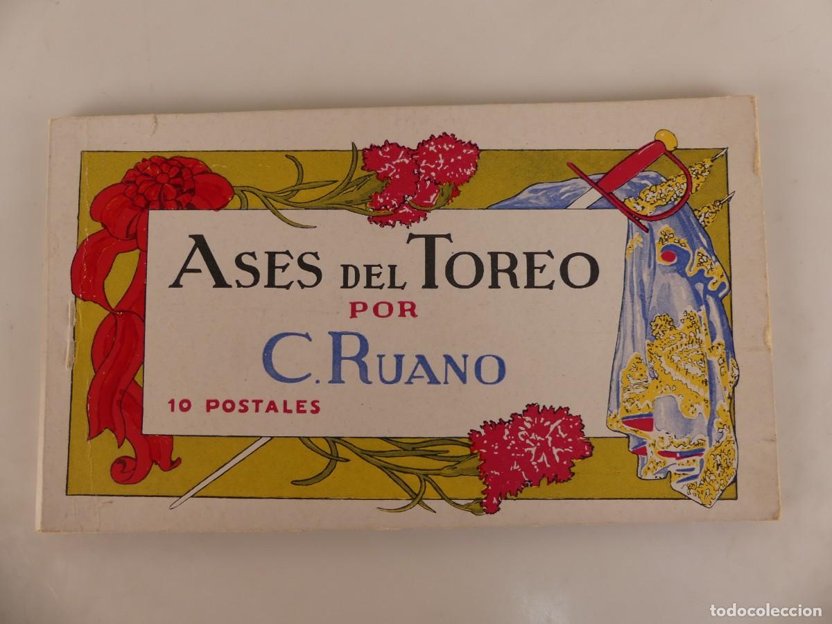 Postales: BLOC POSTAL CON 10 POSTALES ASES DEL TOREO POR C.RUANO