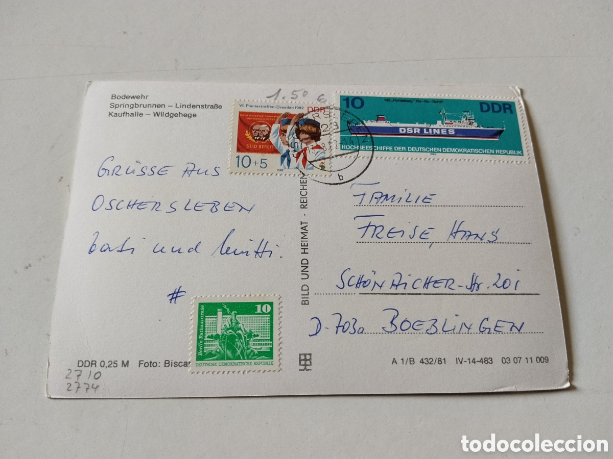 Postales: Postal Oschersleben (BODE) - Foto 2