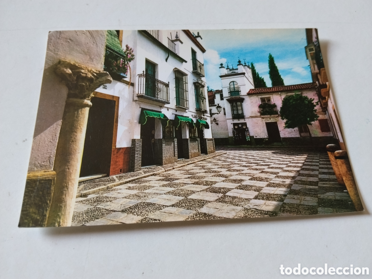 Postales: Postal Sevilla , Barrio de Santa Cruz (detalle)