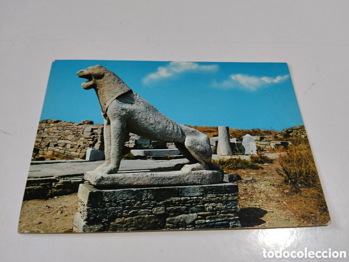 Cartes Postales: Postal DELOS - THE TERRACE OF THE LIONS