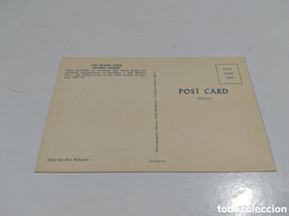 Postales: Postal OLD ABILENE TOWN ABILENE , KANSAS - Foto 2