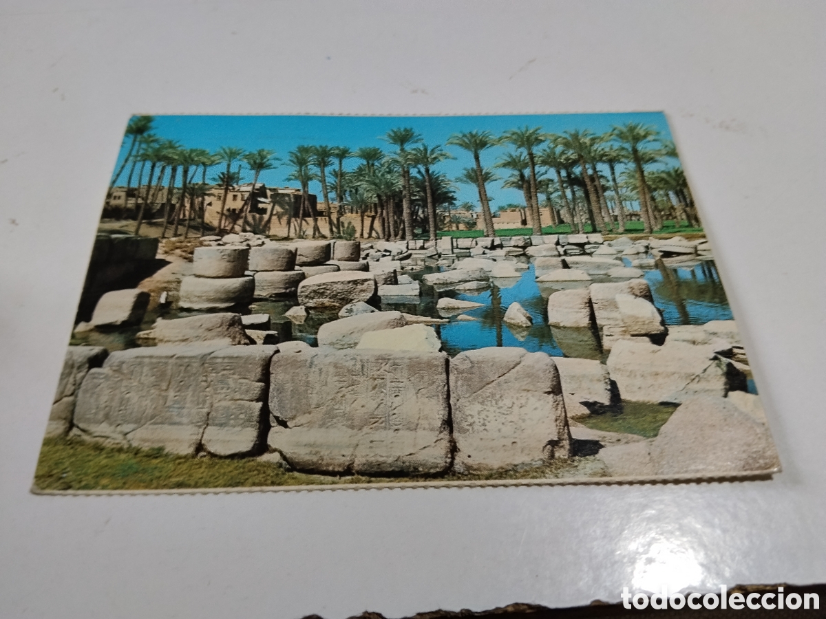 Postales: Postal Egypt Ruinen des grossen Ptah - Tempels Altes reich 2780v chr.