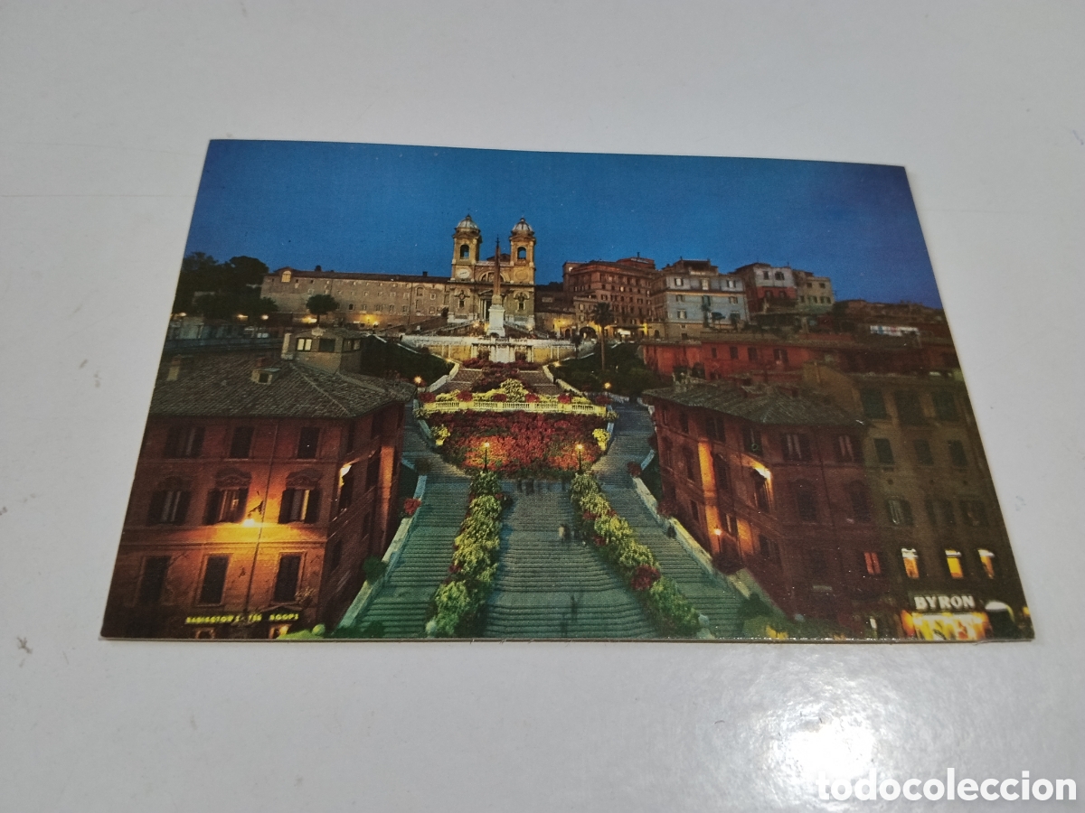 Postales: Postal Roma Piazza di Spagna - Trinit&agrave; dei Monti