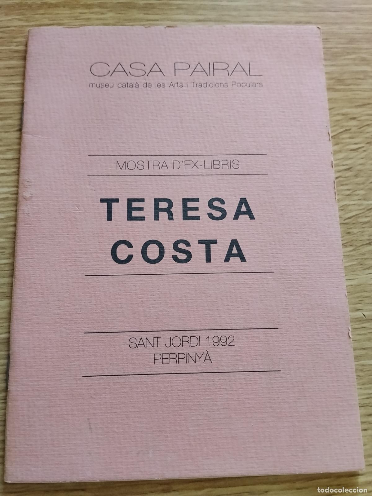 Postales: TERESA COSTA. MOSTRA EX.LIBRIS. 1992 - Foto 1