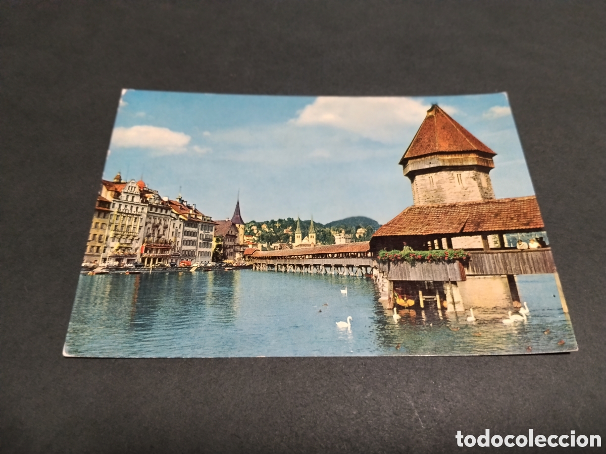 Postales: Postal Luzern , Kapellbr&uuml;cke und Wasserturm - Foto 1