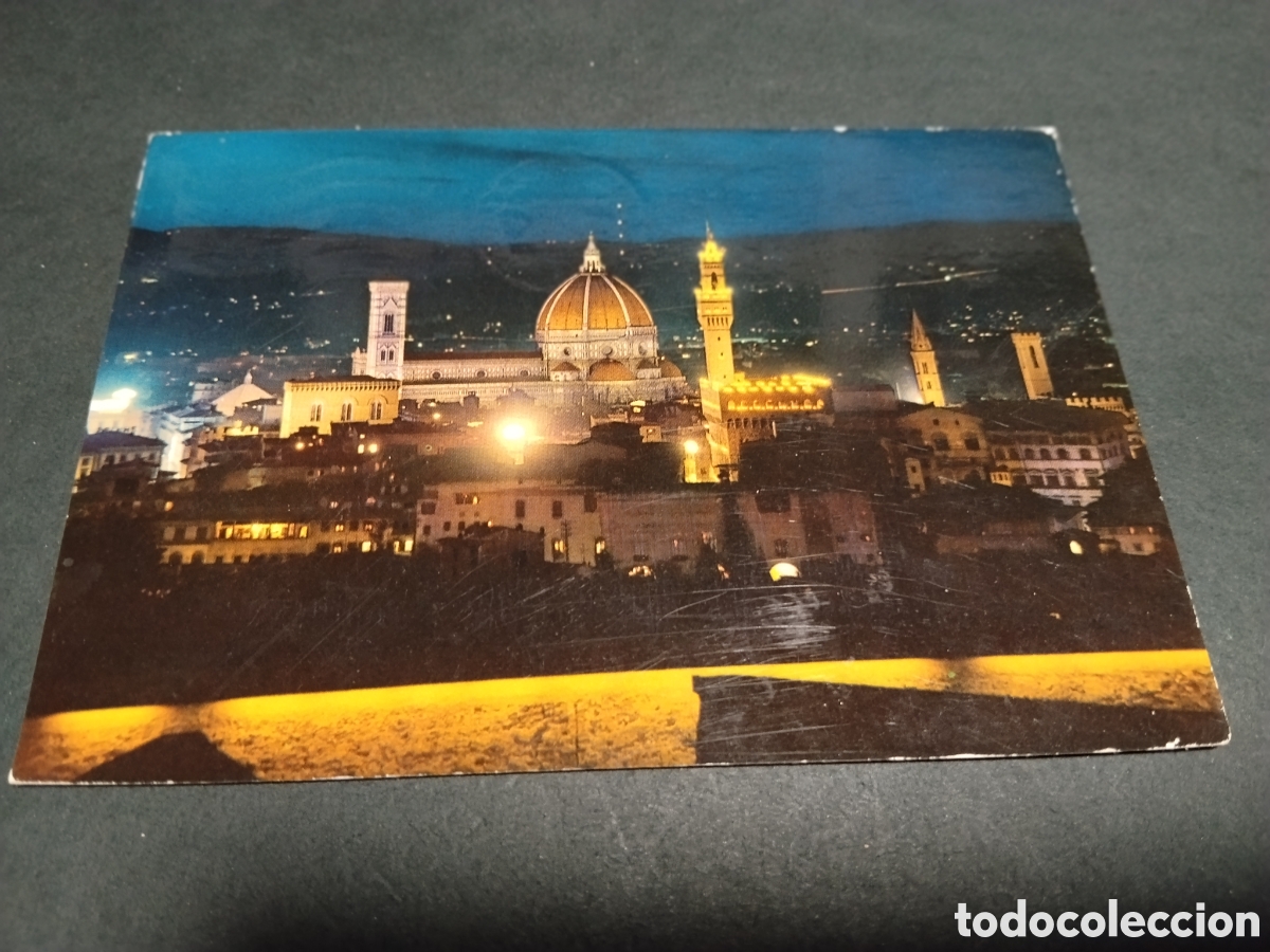 Postales: Postal Firenze Panorama - Notturno - Foto 1