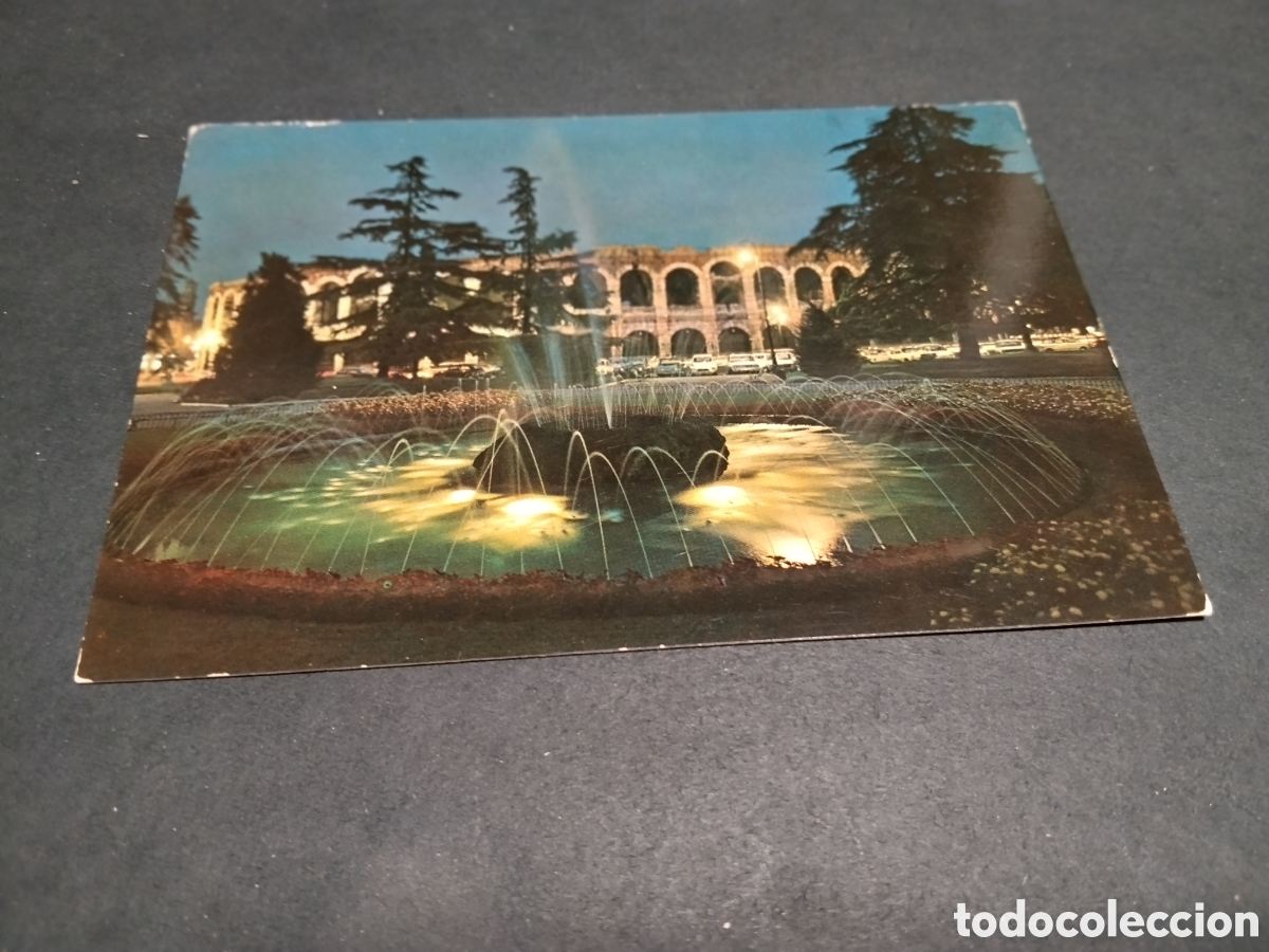 Postales: Postal Verona Piazza Bra - Notturno - Foto 1