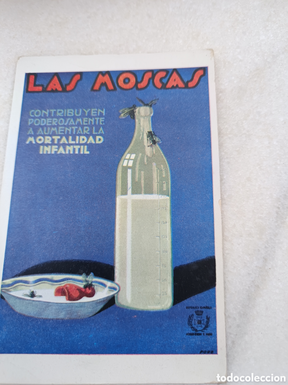 Cartes Postales: Antigua postal de publicidad sanitaria de la Republica