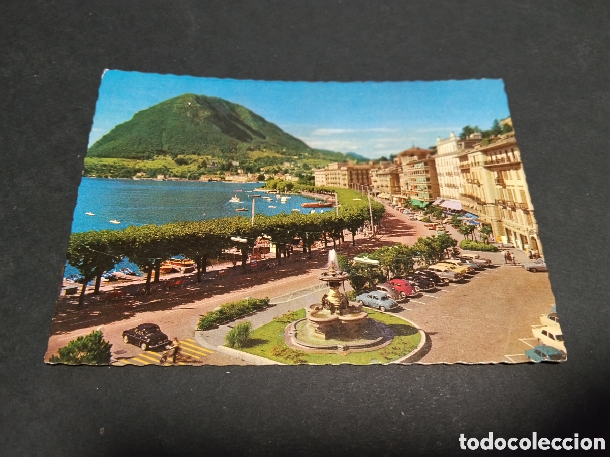 Postales: Lugano Quai Fontana Bossi e Monte S.Salvatore