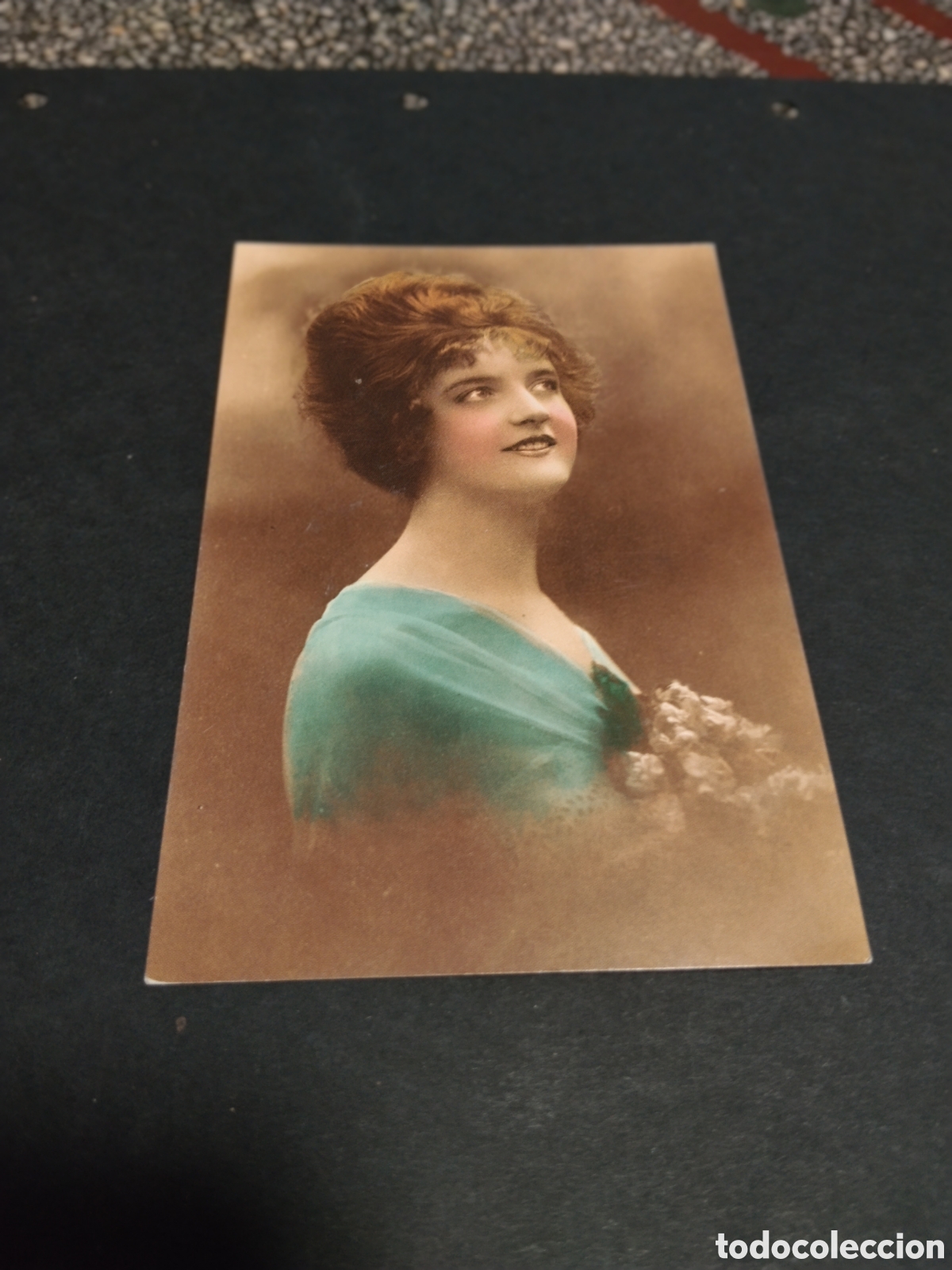 Postales: Postal Facs&iacute;mil de postal rom&aacute;ntica , circulada en 1922 - Foto 1
