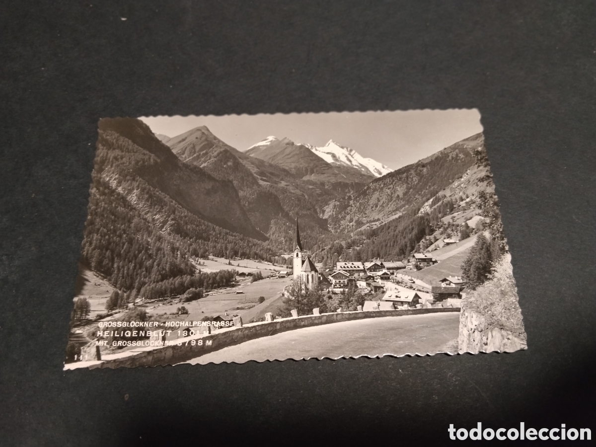 Postales: Postal Grossglockner - Hochalpensrasse , Heiligenglut 1301M , Mit Grossglockner 3798M