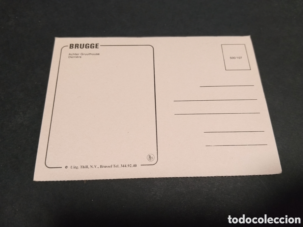 Postales: Postal Brugge Achter Gruuthuuse Derri&egrave;re - Foto 2