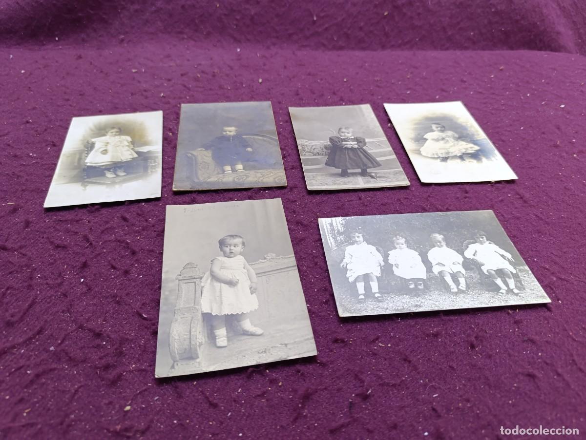 Postales: LP4, Lote de antiguas postales, de ni&ntilde;os