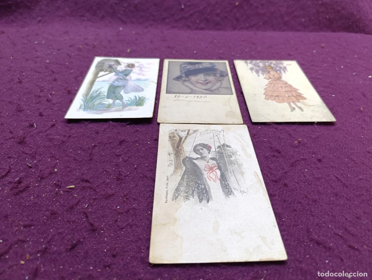Postales: LP10, Lote de antiguas postales, de Ilustradores con firma