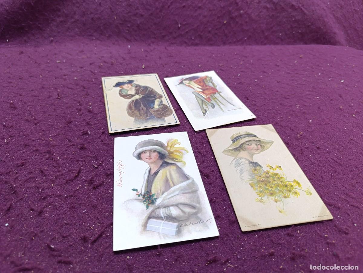 Postales: LP11, Lote de antiguas postales, de Ilustradores con firma