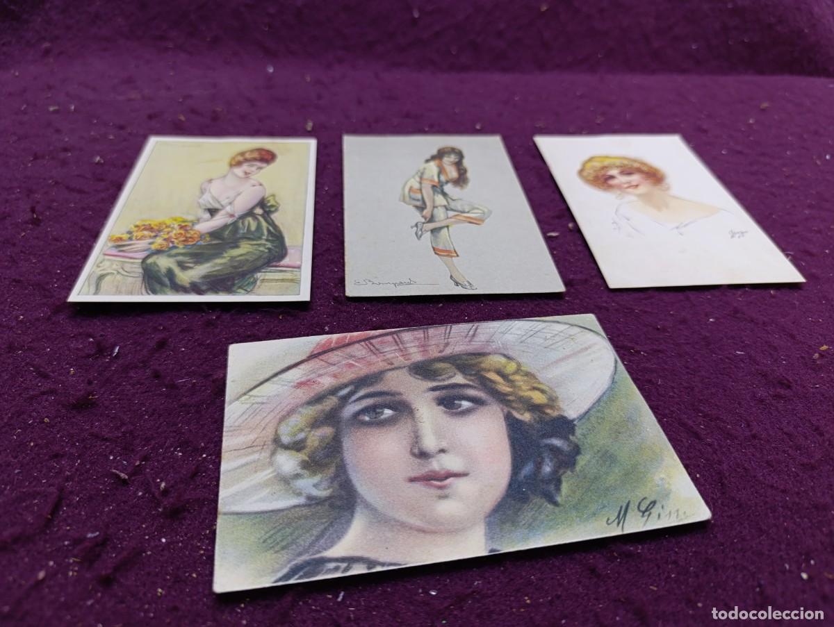 Postales: LP12, Lote de antiguas postales, de Ilustradores con firma