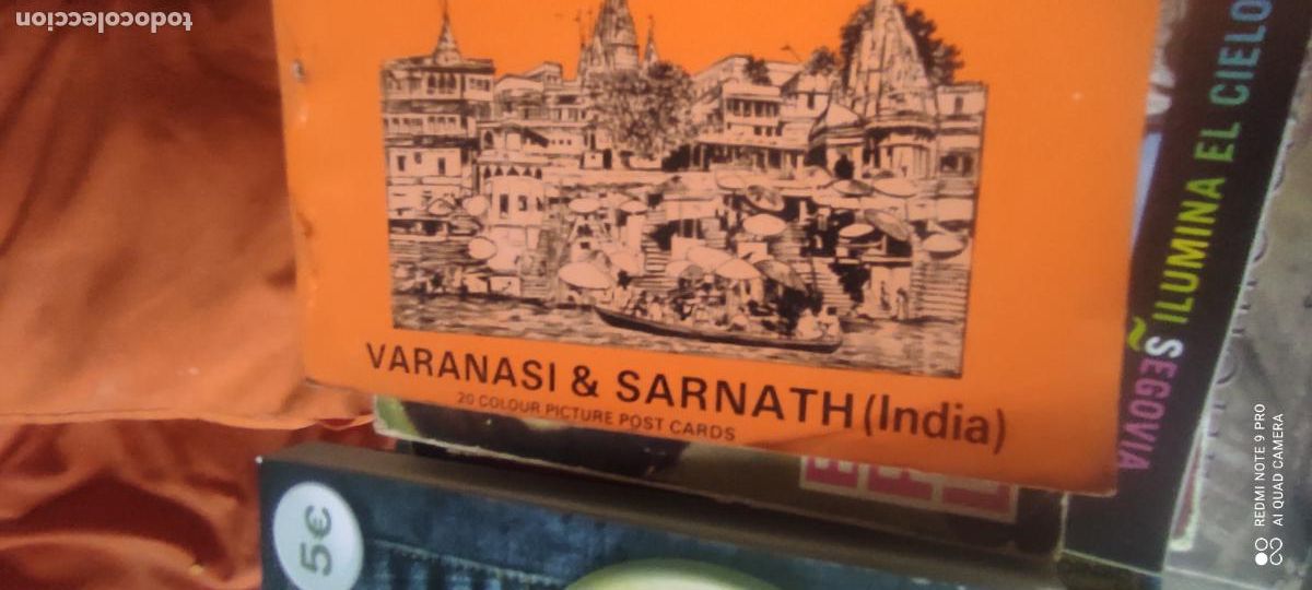 Postales: LIBRETA DE 20 POSTALES DE INDIA. VARANASI, SARNATH. - Foto 1