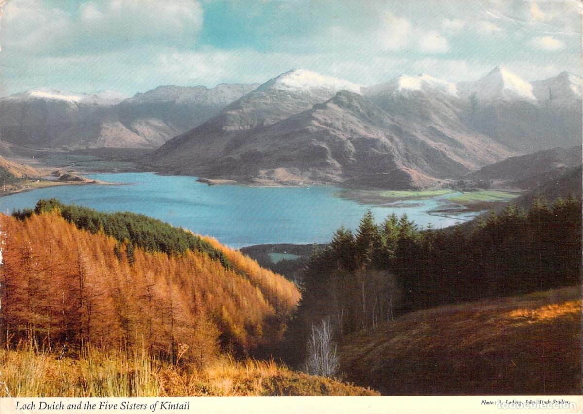 Postales: Postal de Loch Duich y las Cinco Hermanas de Kintail - Foto 1