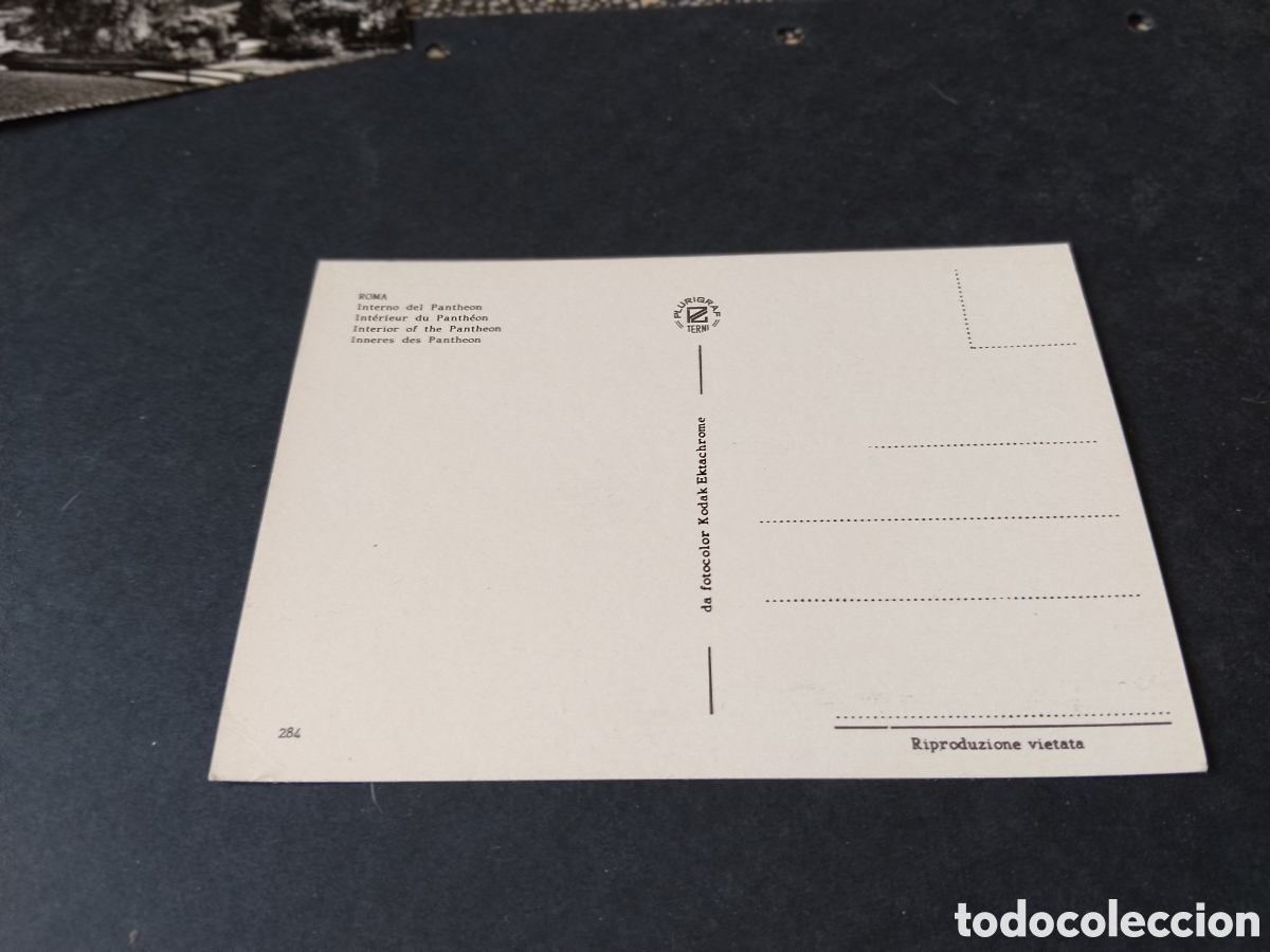 Postales: Postal Roma Interno del Pantheon - Foto 2