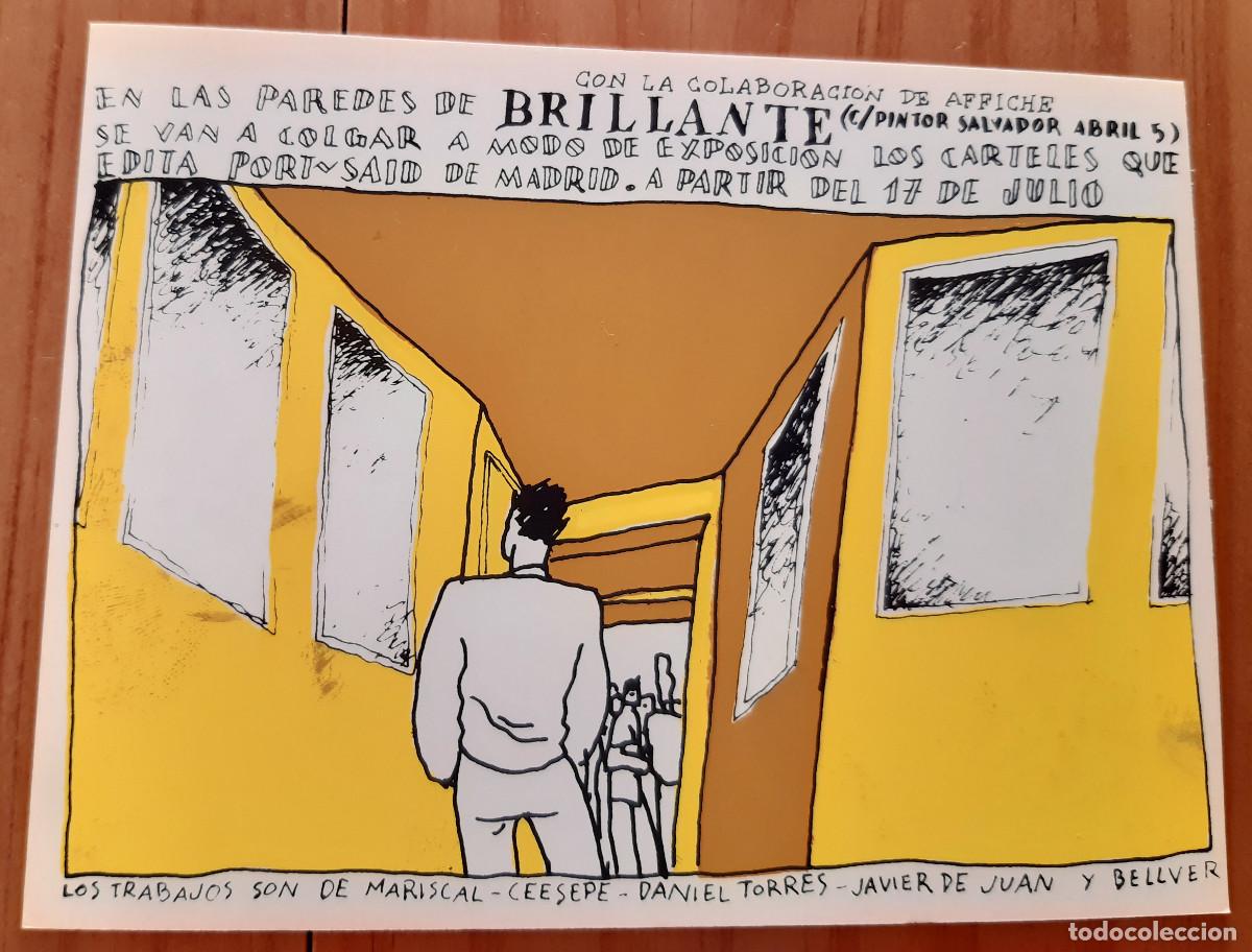 Postales: TARJETA - BRILLANTE - INVITACI&Oacute;N EXPOSICI&Oacute;N DE CARTELES DE MARISCAL, CEESEPE... - PERFECTO ESTADO