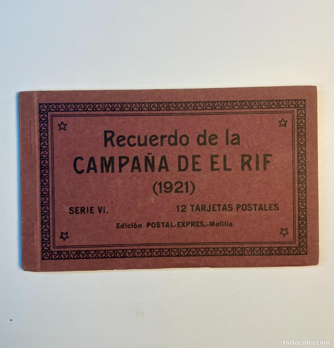 Postales: Recuerdo de la Campa&ntilde;a de el Rif - 12 Tarjetas Postales - Serie VI