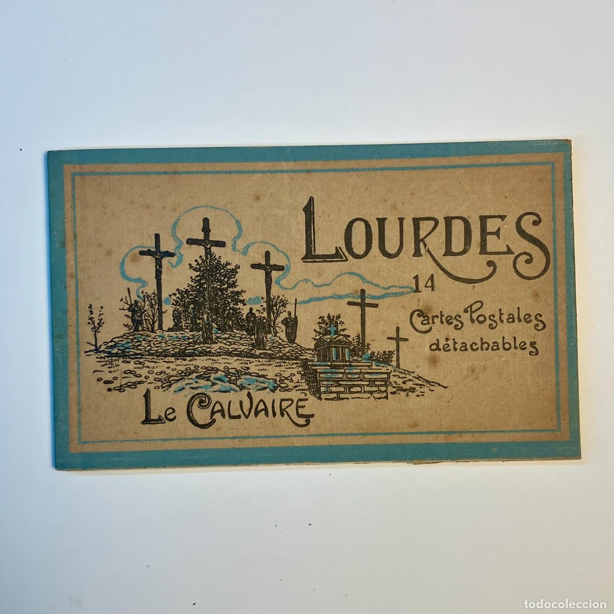 Postales: 14 Cartes Postales d&eacute;tachables - Lourdes - Le Calvaire