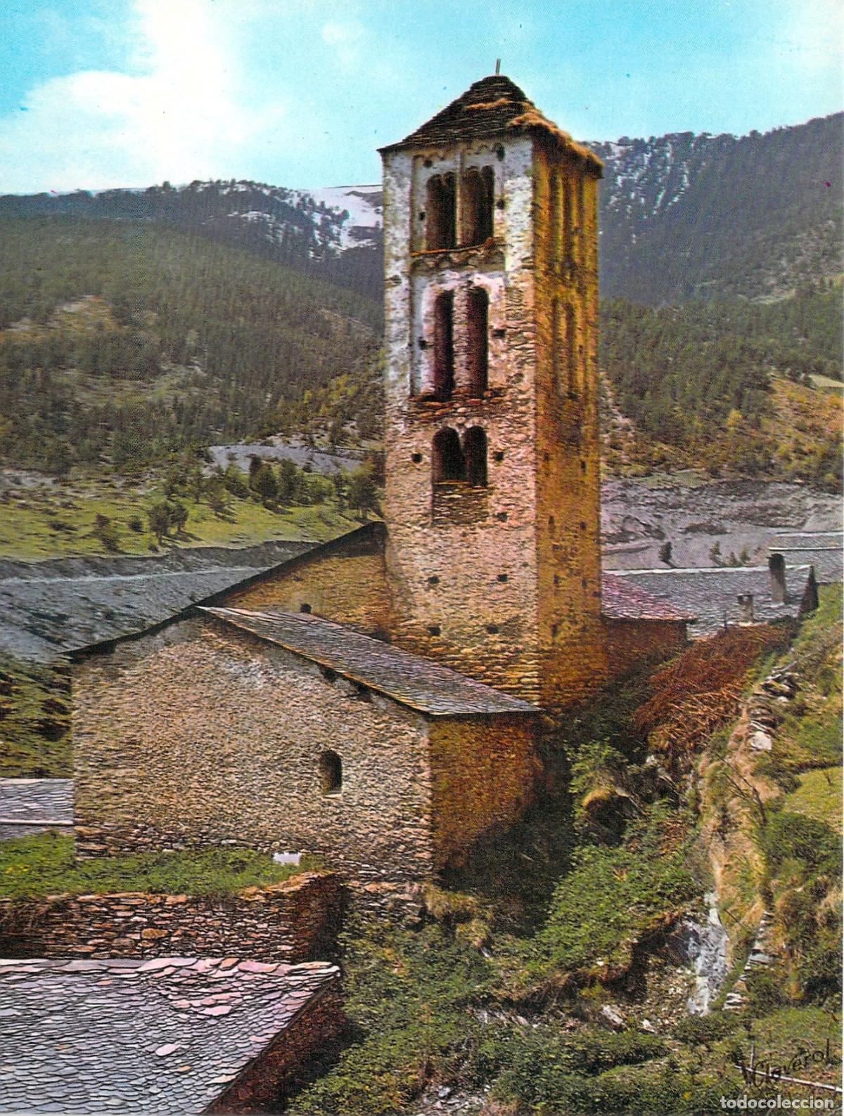 Postales: Postal de la Iglesia Rom&aacute;nica de Pal en Andorra
