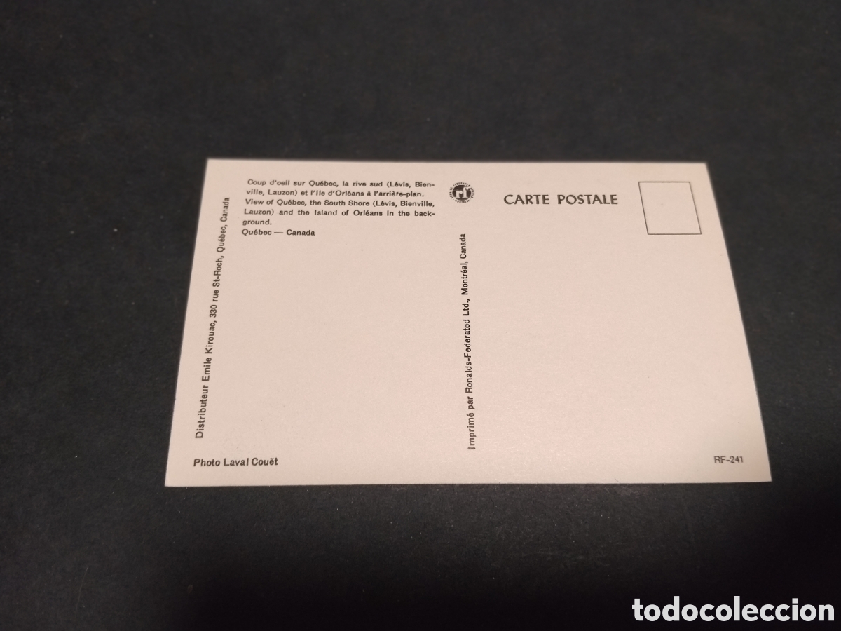 Postales: Postal Qu&eacute;bec-Canada - Foto 2